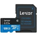 Lexar LSDMI128BBJP633A microSDXC UHS-Iカード SDアダプター付 128GB